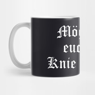 Ins Knie ficken sarkastischer Spruch Provokation Mug